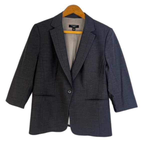Ann Taylor Jackets & Blazers - Ann Taylor Single Breasted One Button Basic Career Work Blazer Jacket Size 12P